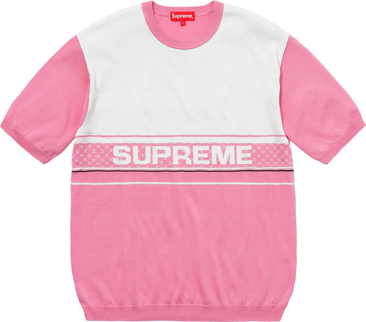 Chest Logo S/S Knit Top view 2
